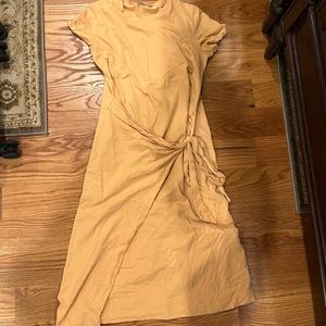 Zara t shirt wrap dress, size small. Gently worn